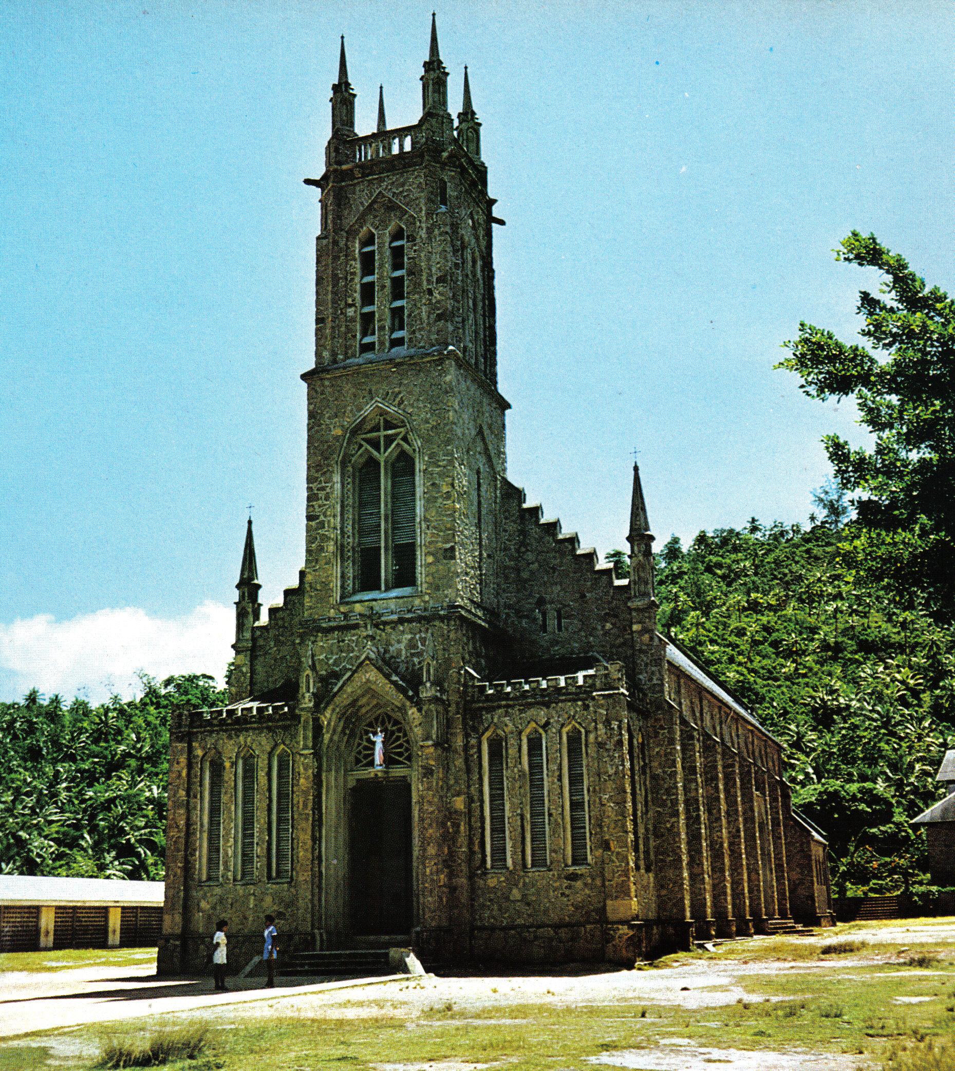 The parish church of St. Francis at Baie Lazare
