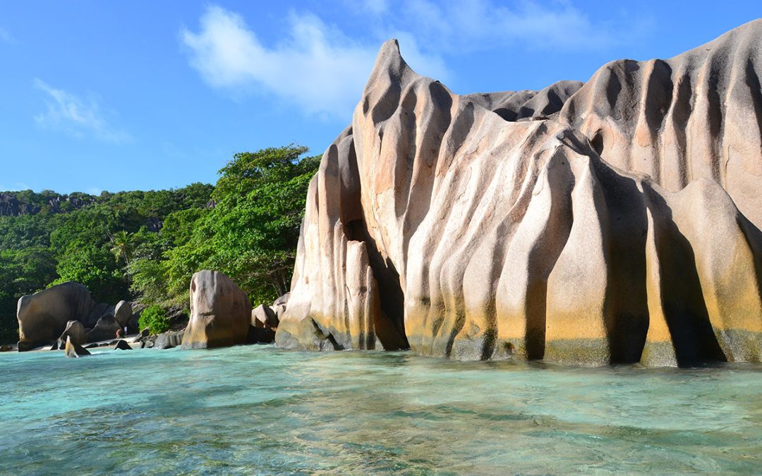 Anse La Reunion Granite Rocks